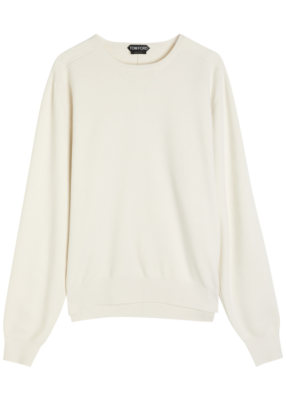 Tom Ford Cashmere Jumper - Off White - 46 (IT46 / S)