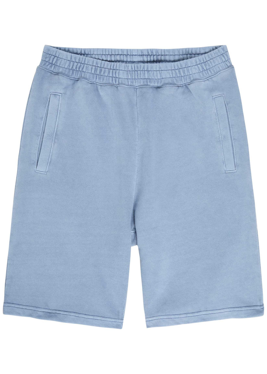 Carhartt Wip Nelson Logo Cotton Shorts - Blue - L
