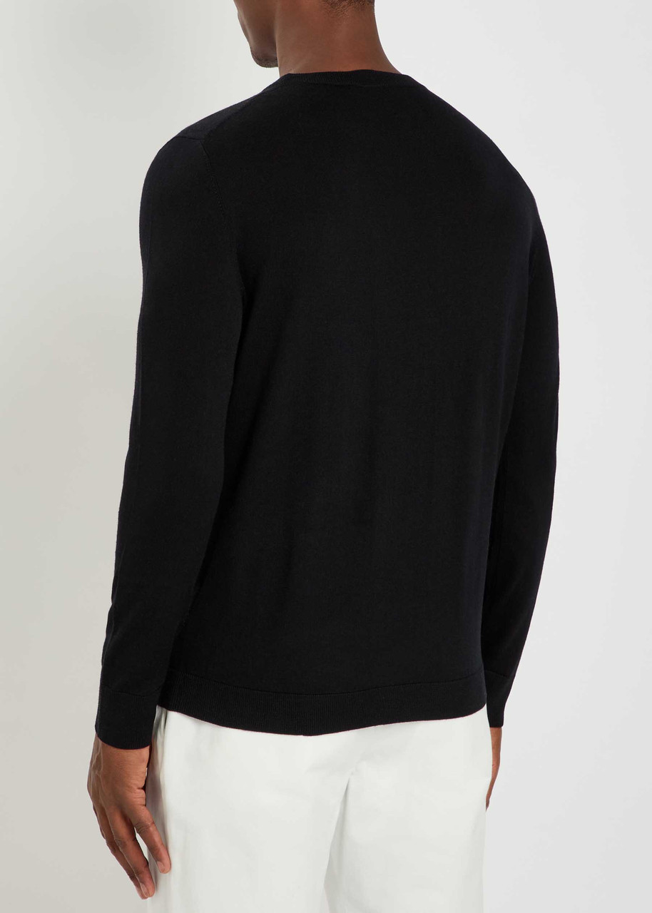  Allude Wool Jumper - Black - M 