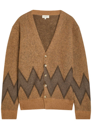 SECOND LAYER Chevy intarsia mohair-blend cardigan | Harvey Nichols