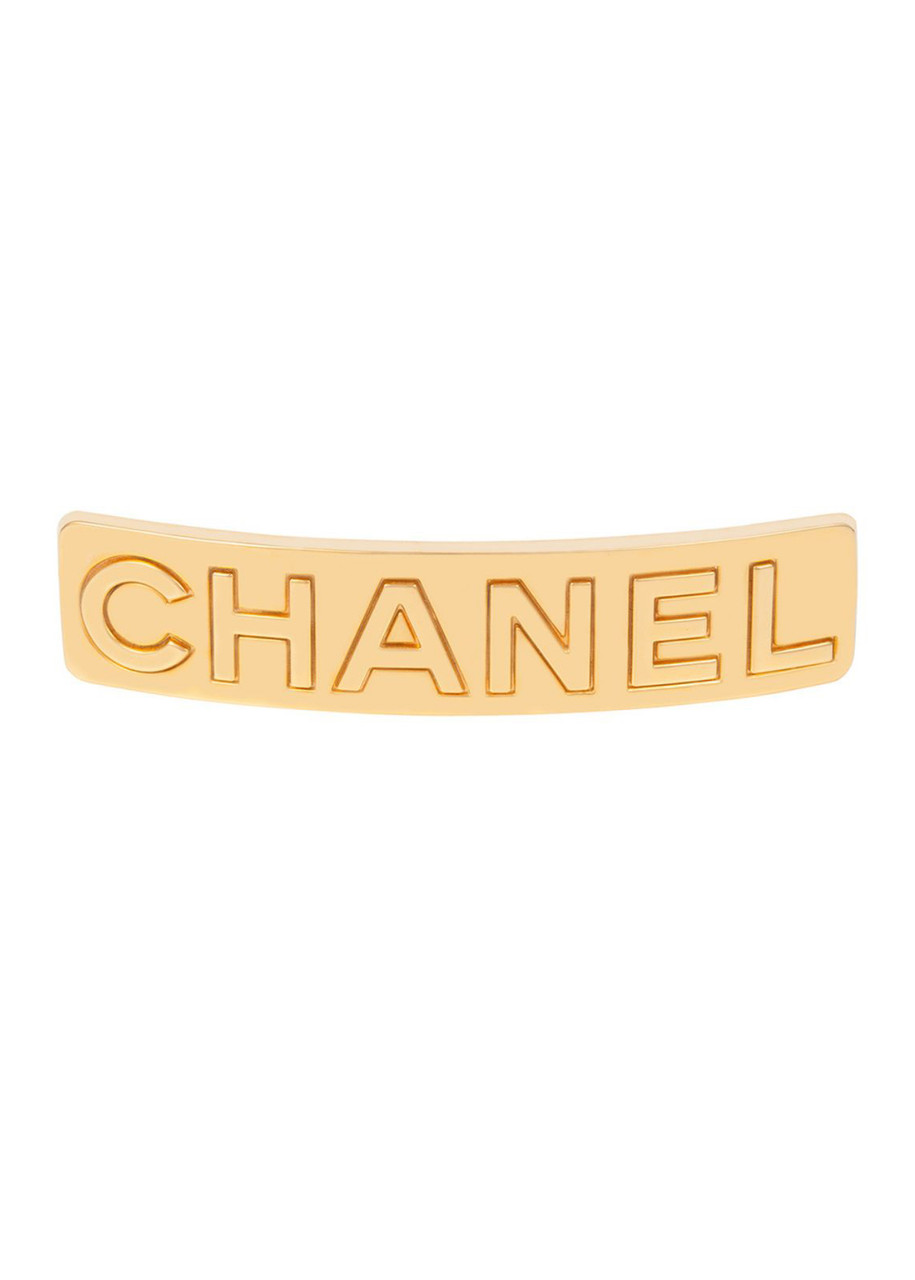 Susan Caplan Chanel Gold Hair Clip