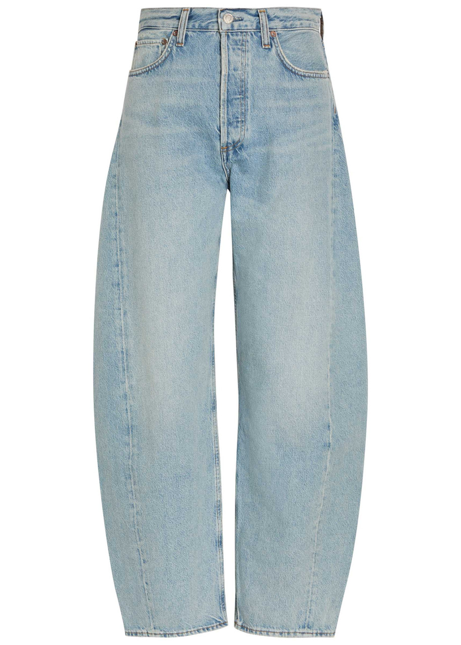Agolde Luna Barrel-leg Jeans - Light Blue - 24 (W24 / UK6 / XS)