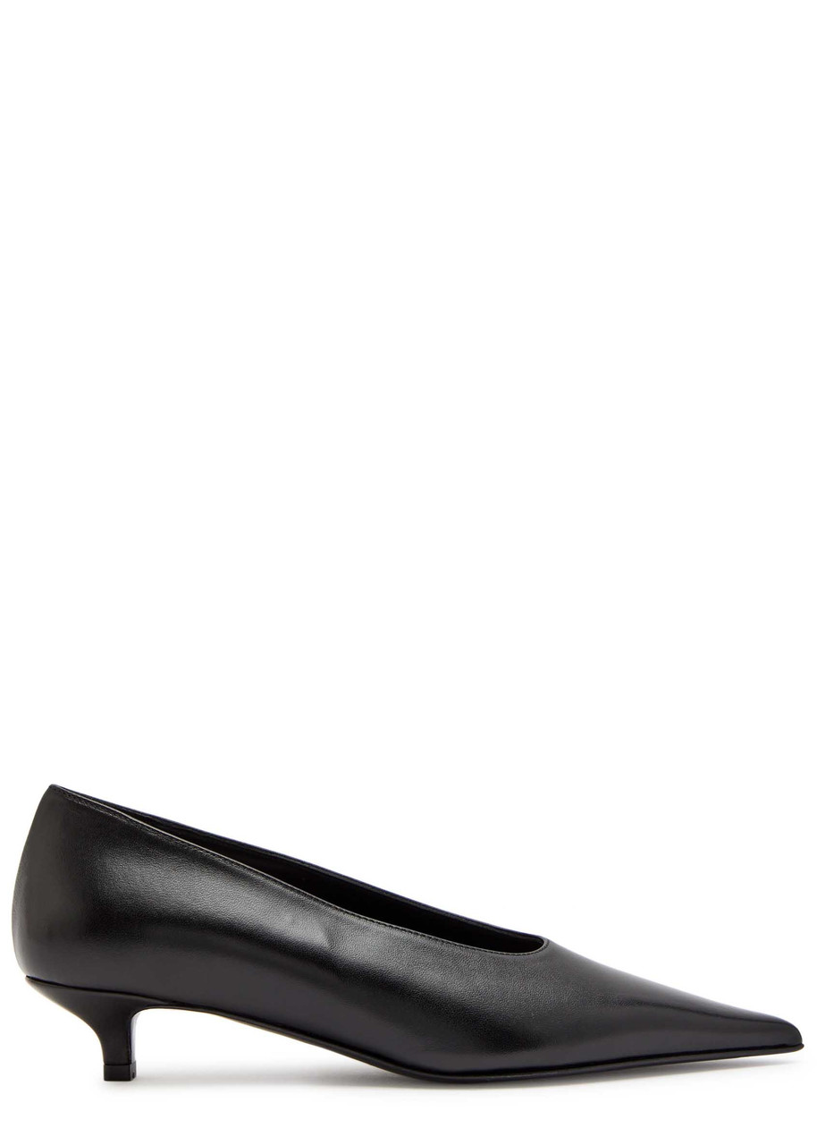 Toteme 35 Leather Pumps - Black
