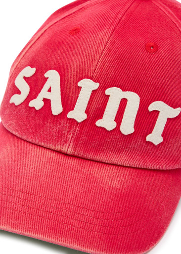 SAINT MXXXXXX Logo-appliquéd cotton-twill cap | Harvey Nichols