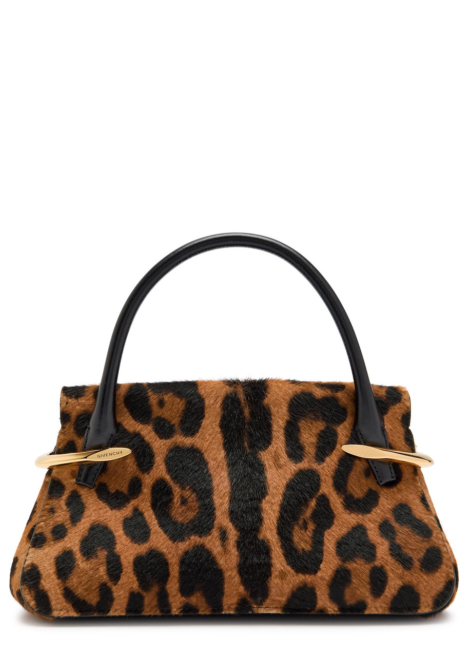 Givenchy Pinch Mini Leopard Calf-hair top Handle bag - One Size