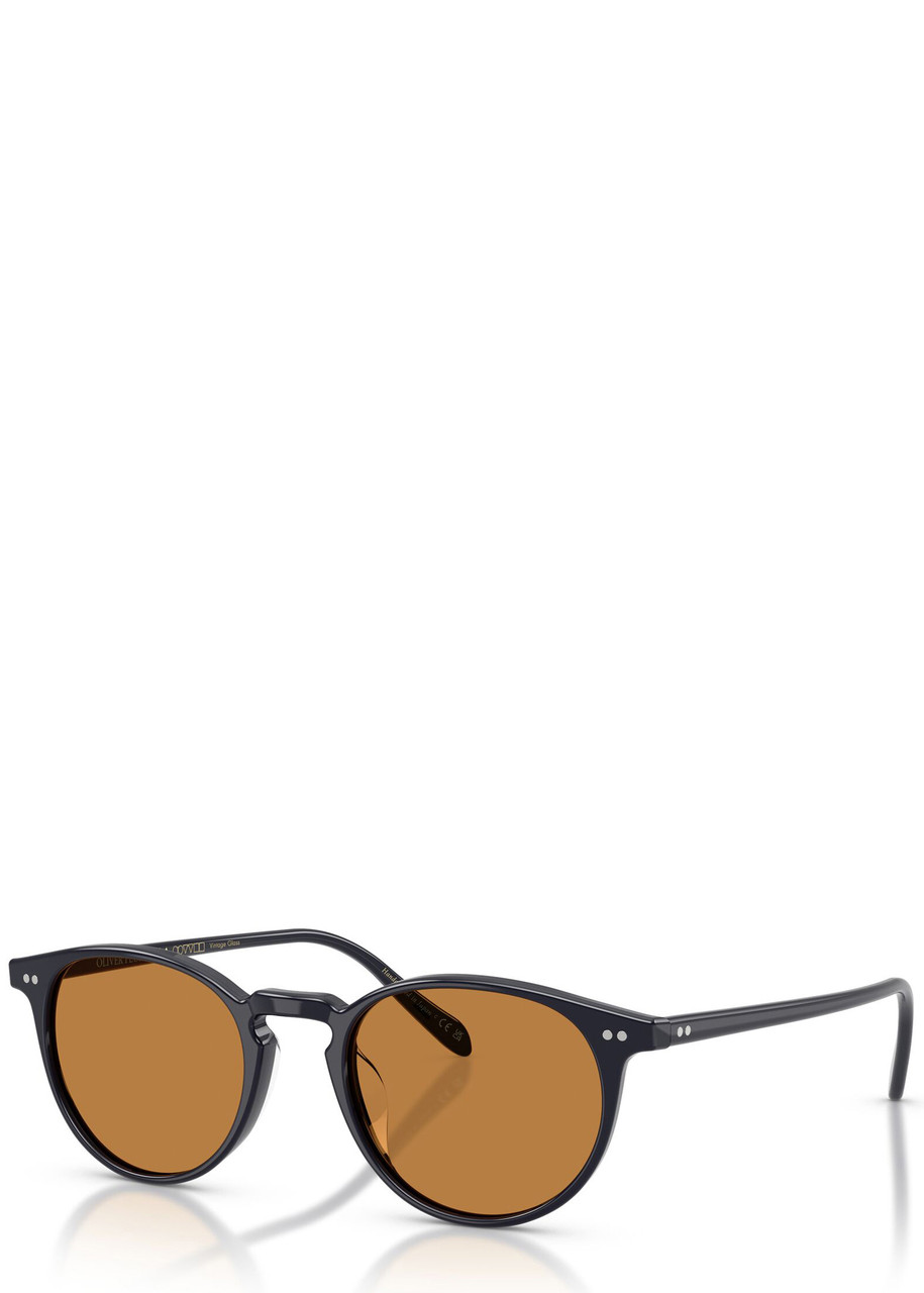 Oliver Peoples Riley Sun Round-frame Sunglasses - Brown Brown - One Size