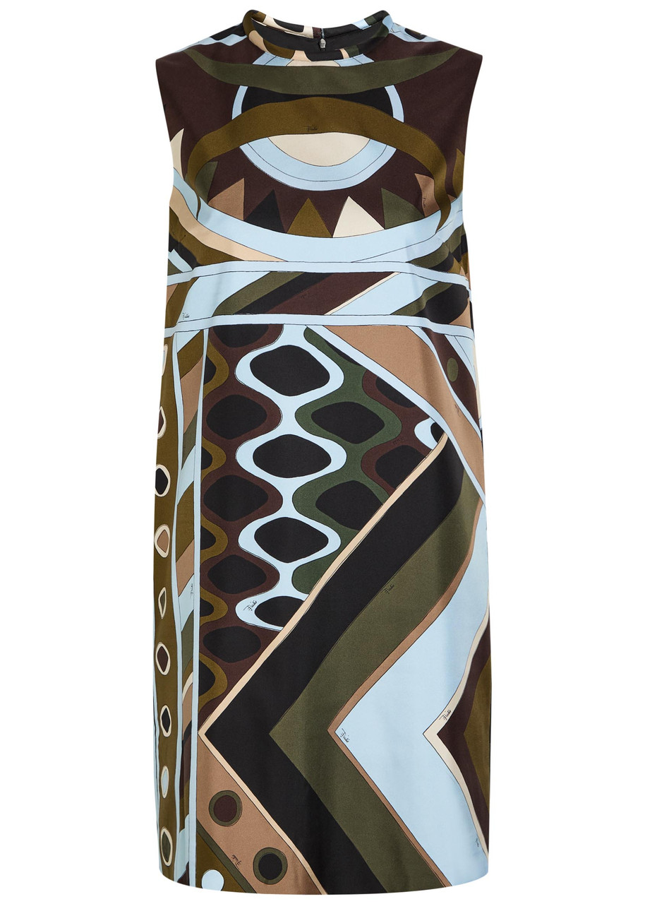 Pucci Printed Silk Mini Dress - Multicoloured - 46 (UK14 / L)