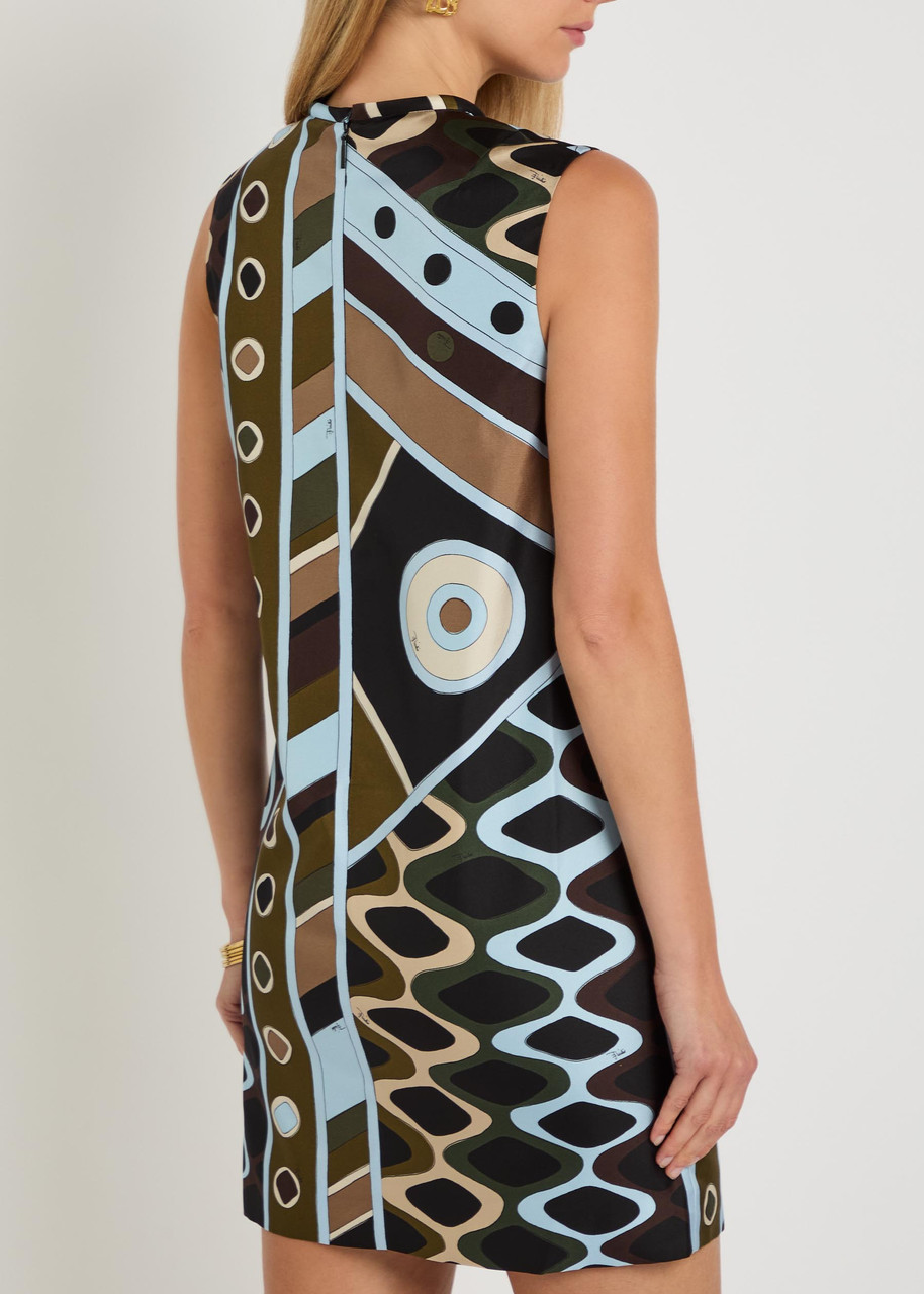 Pucci Printed Silk Mini Dress - Multicoloured - 42 (uk10 / S) 