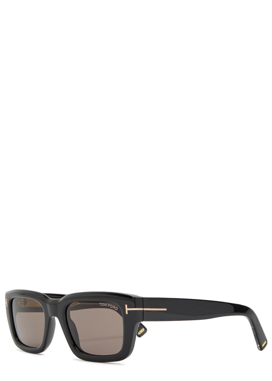 Tom Ford Icon Rectangle-frame Sunglasses - Black - One Size