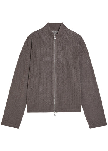 MKI MIYUKI ZOKU Open-knit linen and cotton-blend cardigan | Harvey