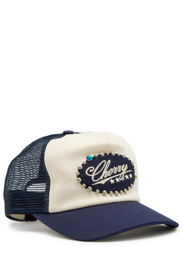CHERRY LOS ANGELES 5 Star stud-embellished twill and mesh cap