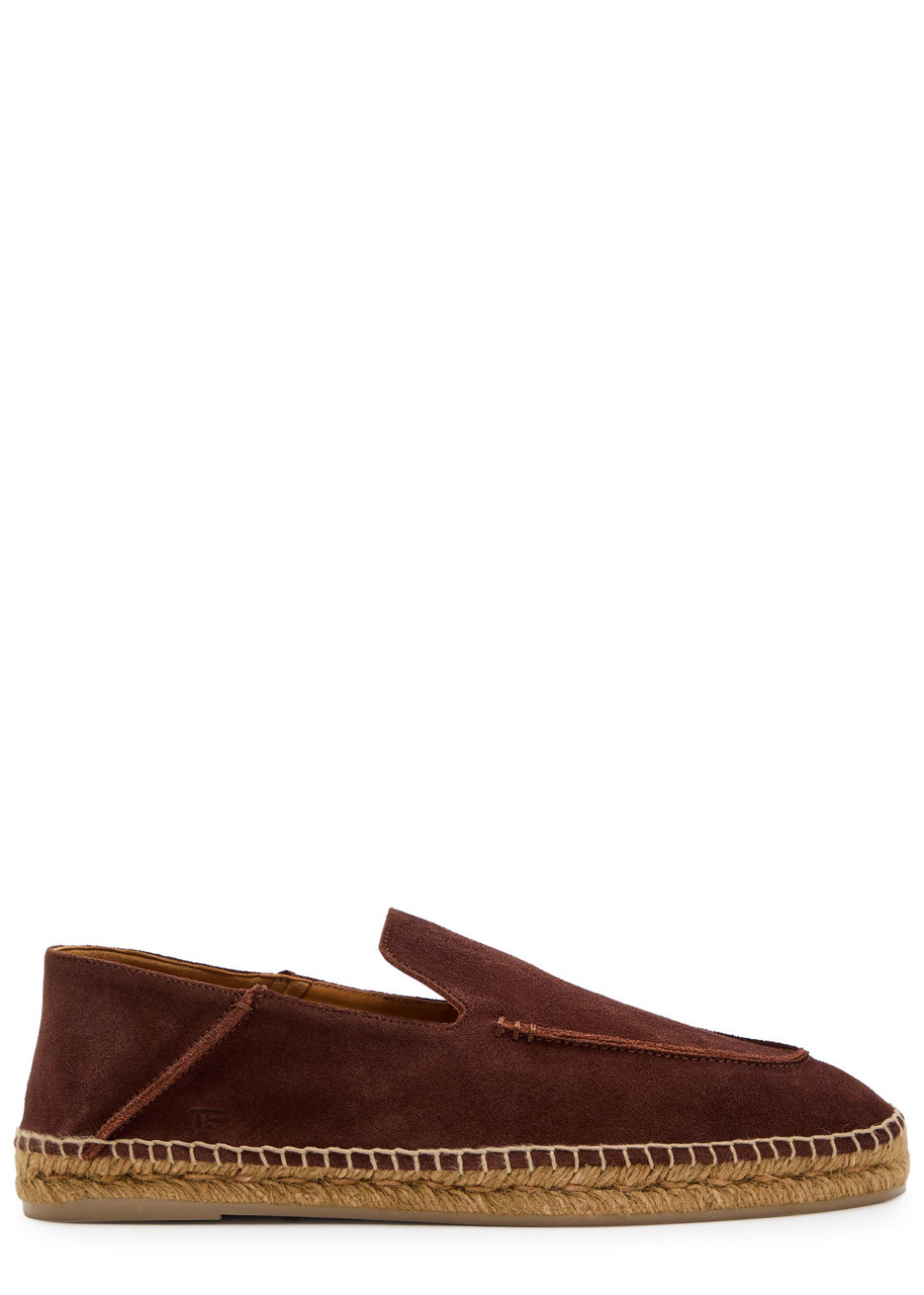 Tom Ford Suede Espadrille Loafers - Brown - 44 (IT44 / UK10)