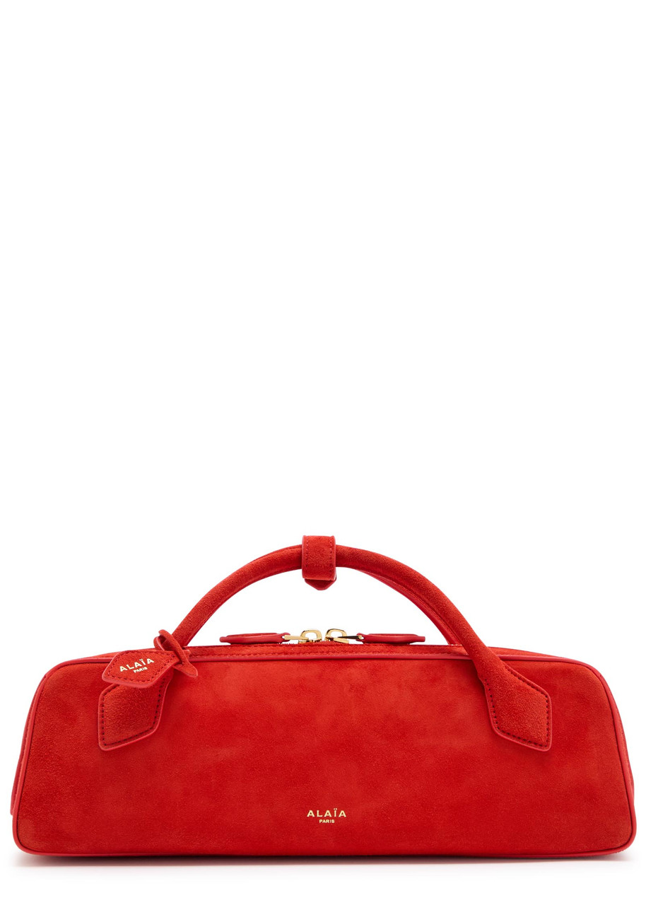 Alaïa Le Teckel Suede Clutch - Orange - One Size