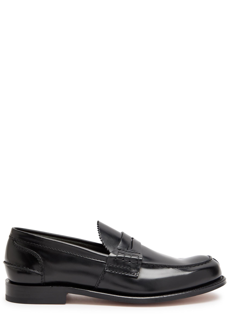 Church's Pembrey Glossed Leather Loafers - Black - 10 (IT44 / UK10)