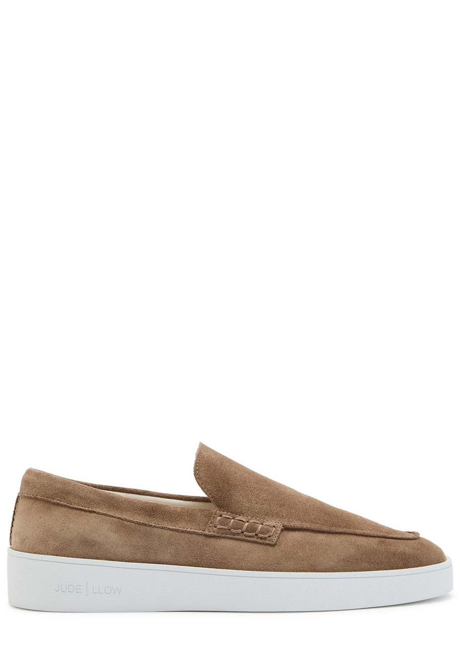 Jude Llow Jacqués Suede Loafers In Brown