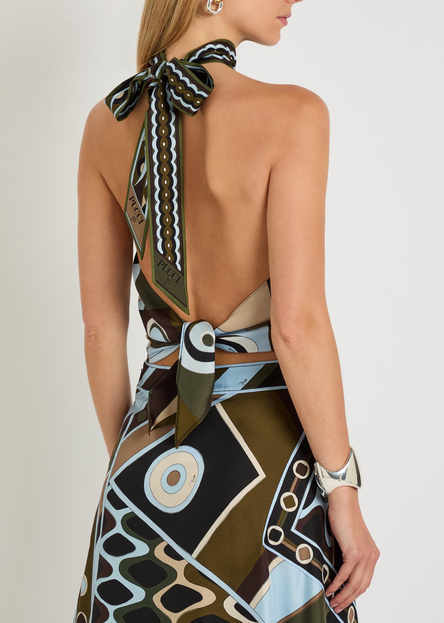  Pucci Printed Silk Top - Multicoloured - One Size 