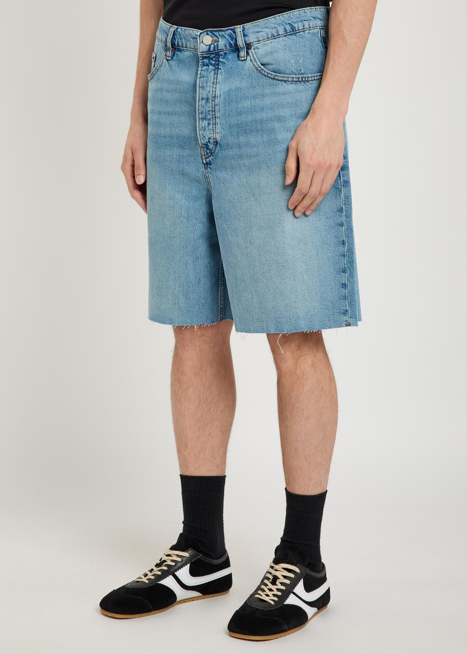  Frame Baggy Denim Shorts - Light Blue - 34 (w34 / L) 