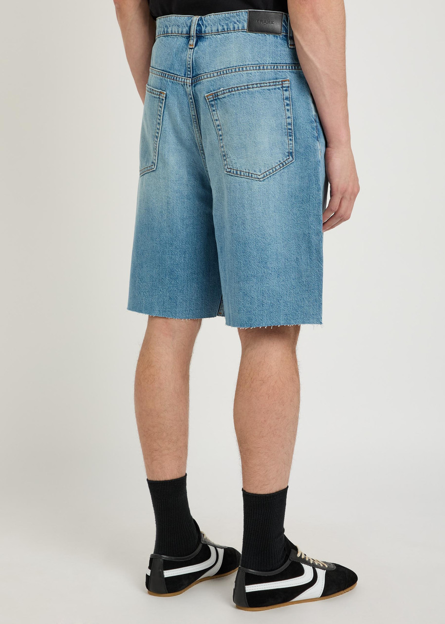  Frame Baggy Denim Shorts - Light Blue - 34 (w34 / L) 