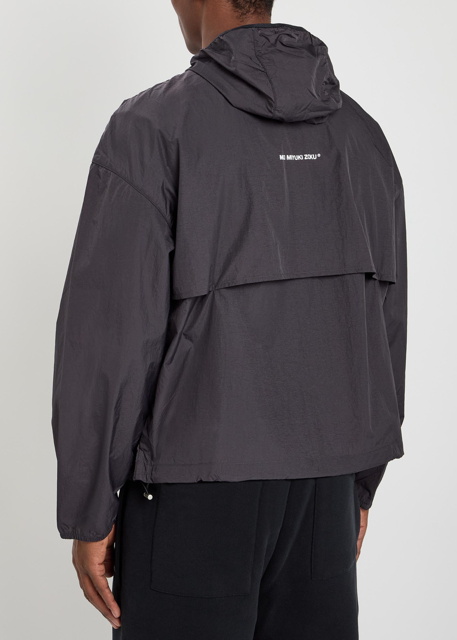  Mki Miyuki Zoku Hyperlight Hooded Shell Jacket - Raisin - S 