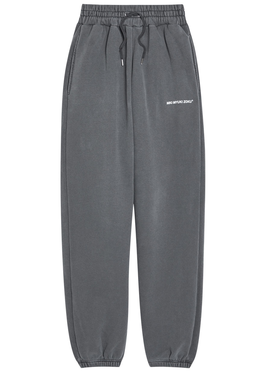 Mki Miyuki Zoku Uniform Logo-print Cotton-blend Sweatpants - Black Other - XL