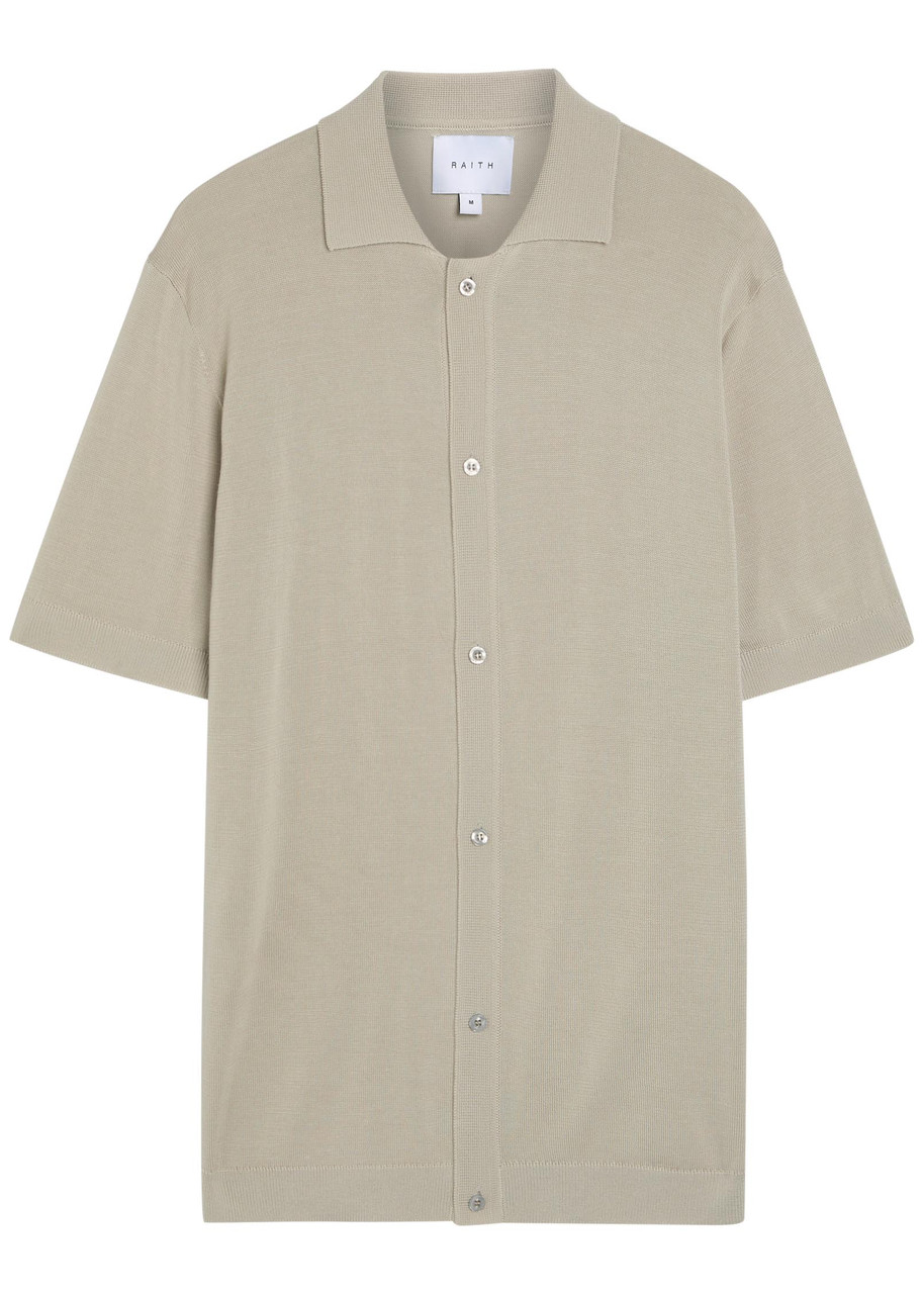 Raith Pedro Knit Shirt In Brown
