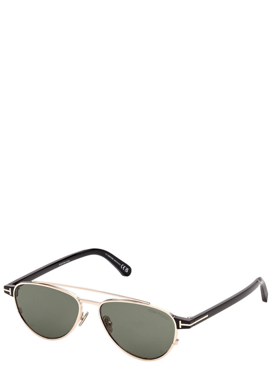 Tom Ford Anthony Aviator-style Sunglasses - Gold - One Size