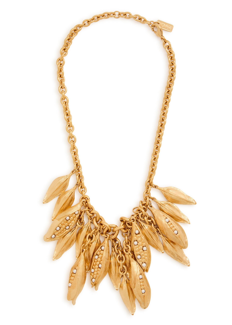 Chloe The Chloé Corn Multi Pendant Necklace - Gold - One Size