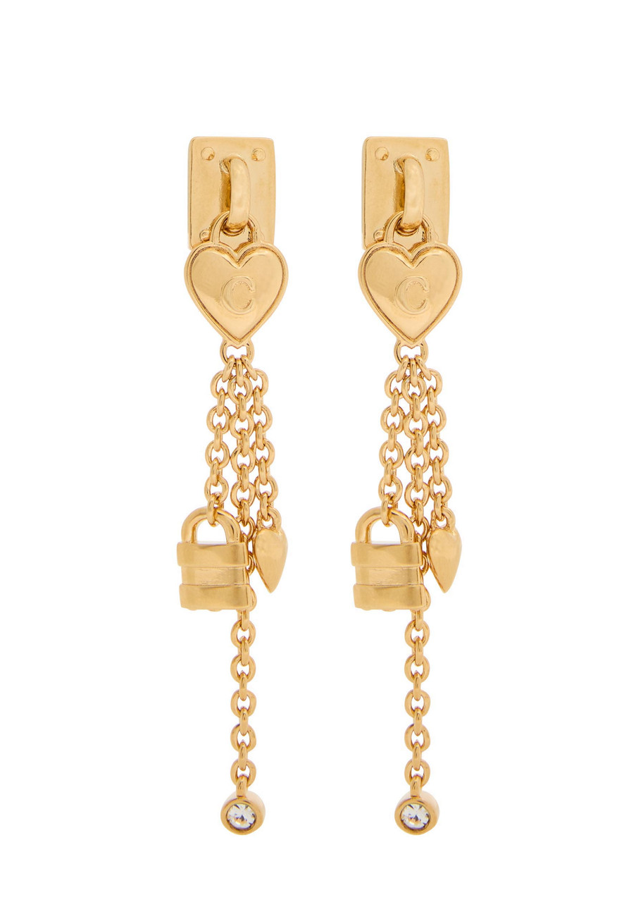Chloe The Chloé Mini Paddington Charm Earrings - Gold - One Size