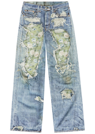 Acne Studios デニム ACNE STUDIOS Printed wide-leg jeans | Harvey Nichols