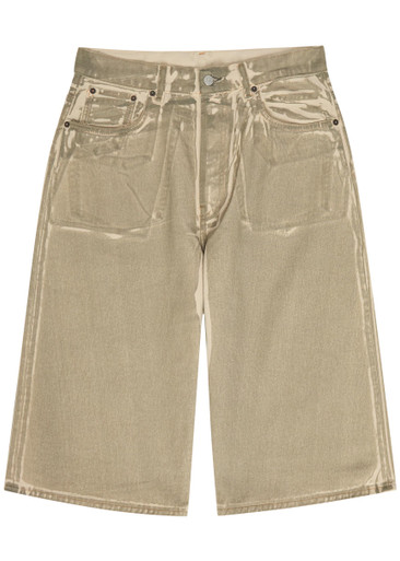 ACNE STUDIOS Two-tone denim shorts | Harvey Nichols