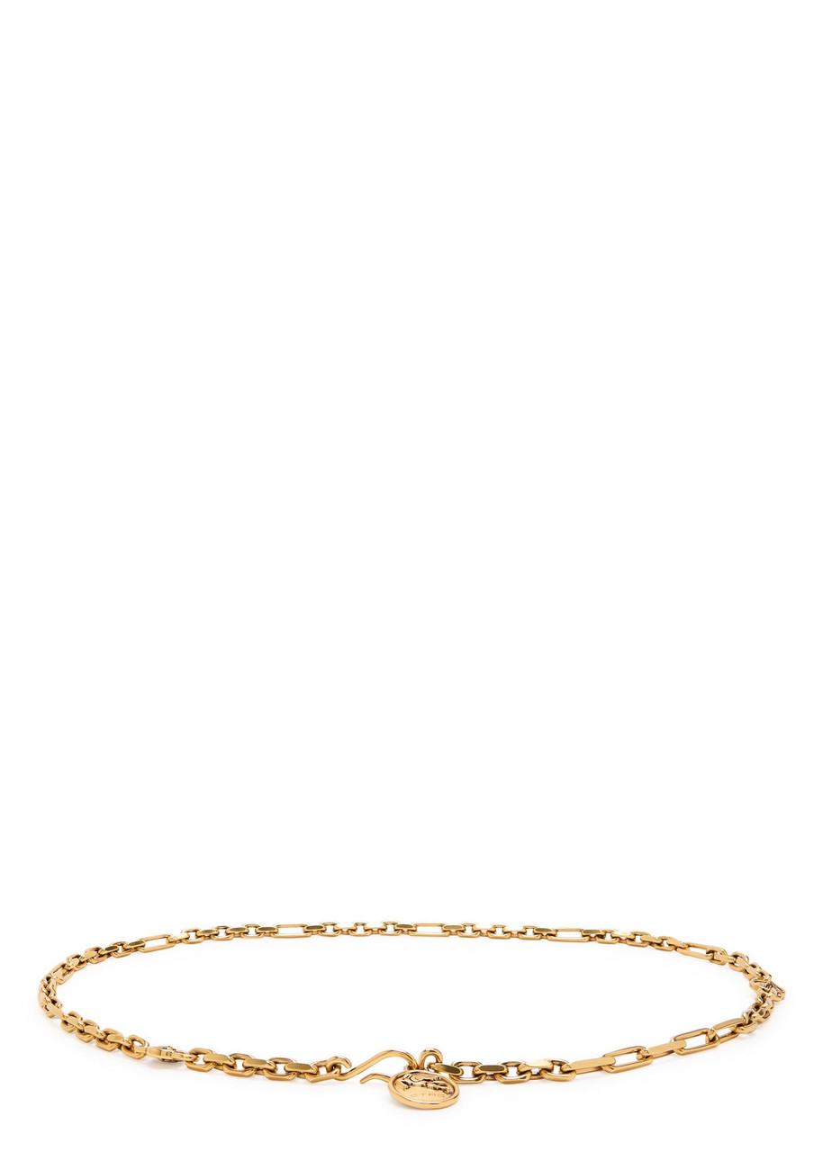 Etro Logo-engraved Chain Belt - Gold - S (UK8-10 / S)