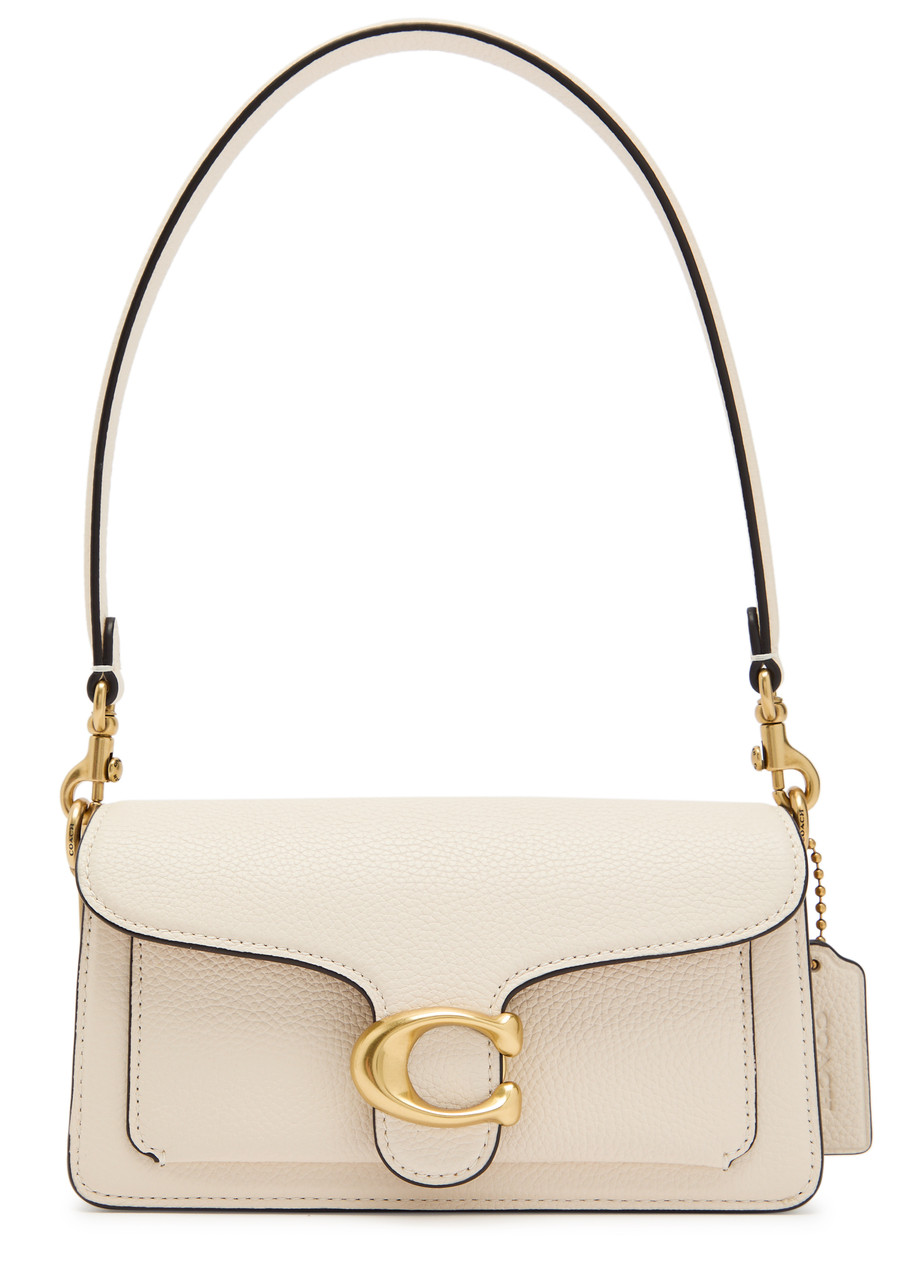 Coach Tabby 20 Leather Cross-body Bag In White