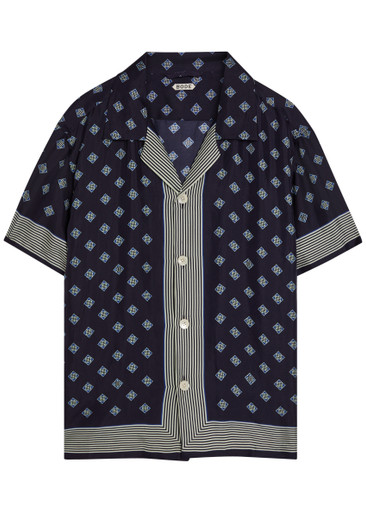 BODE Foyer printed silk shirt | Harvey Nichols