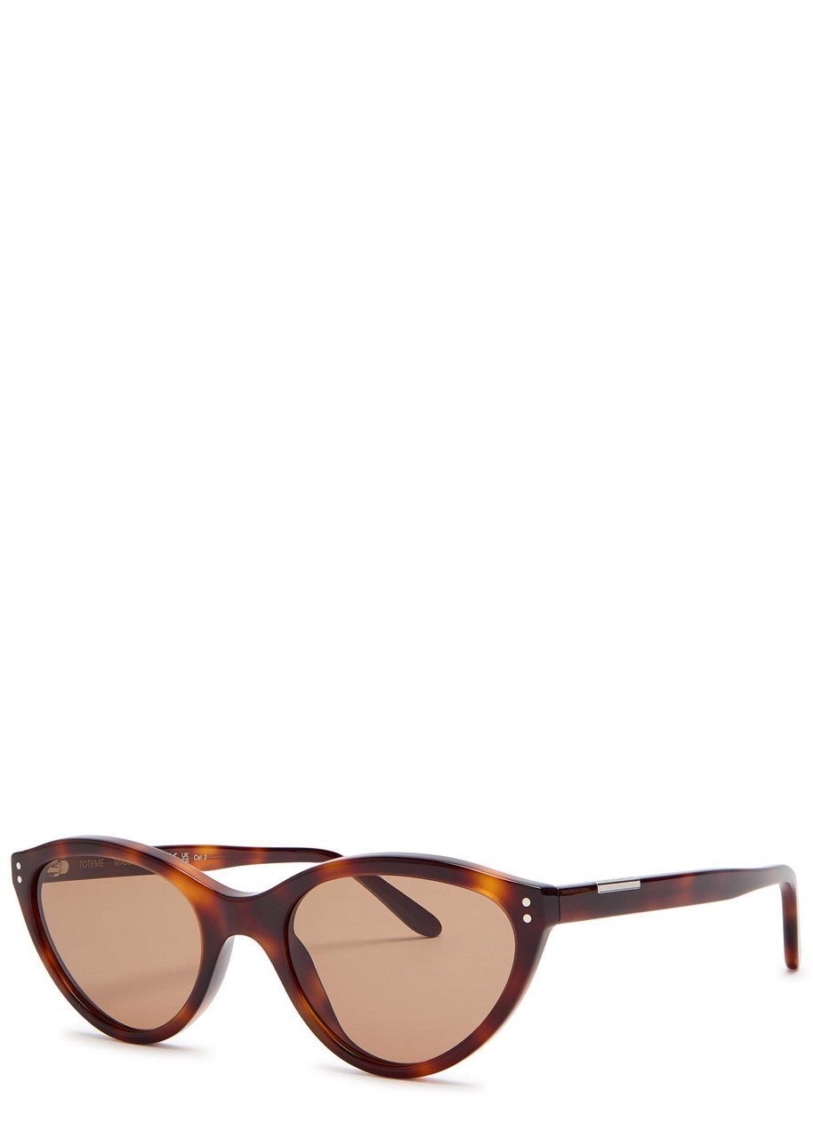 Totême Toteme Cat-eye Sunglasses In Brown