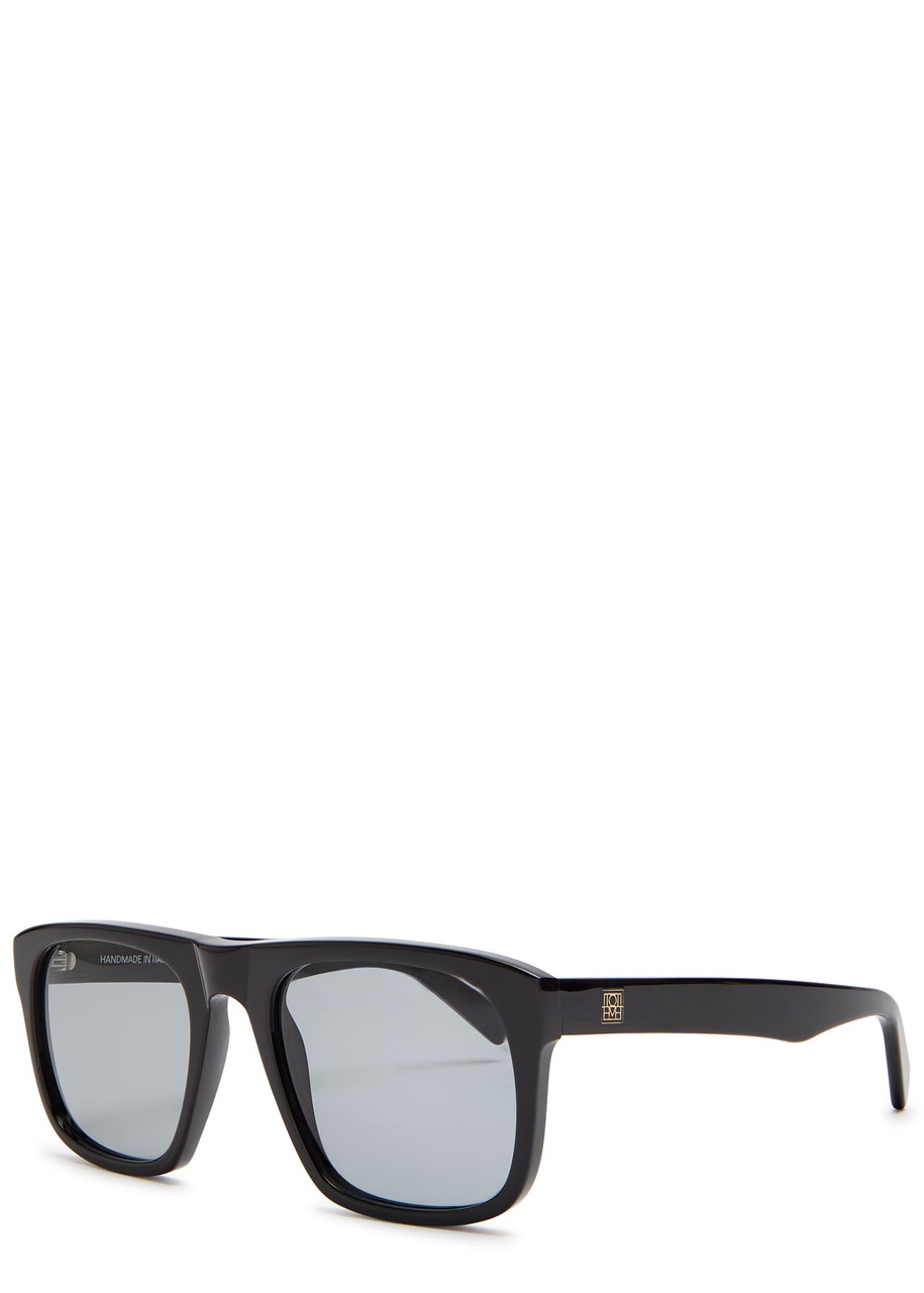 Totême Toteme Navigator Square-frame Sunglasses In Black