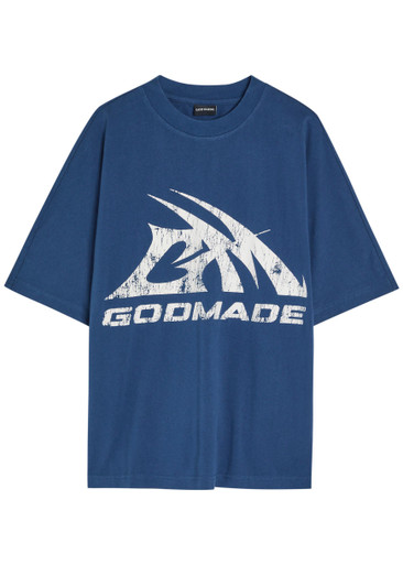 GODMADE Logo-print cotton T-shirt | Harvey Nichols