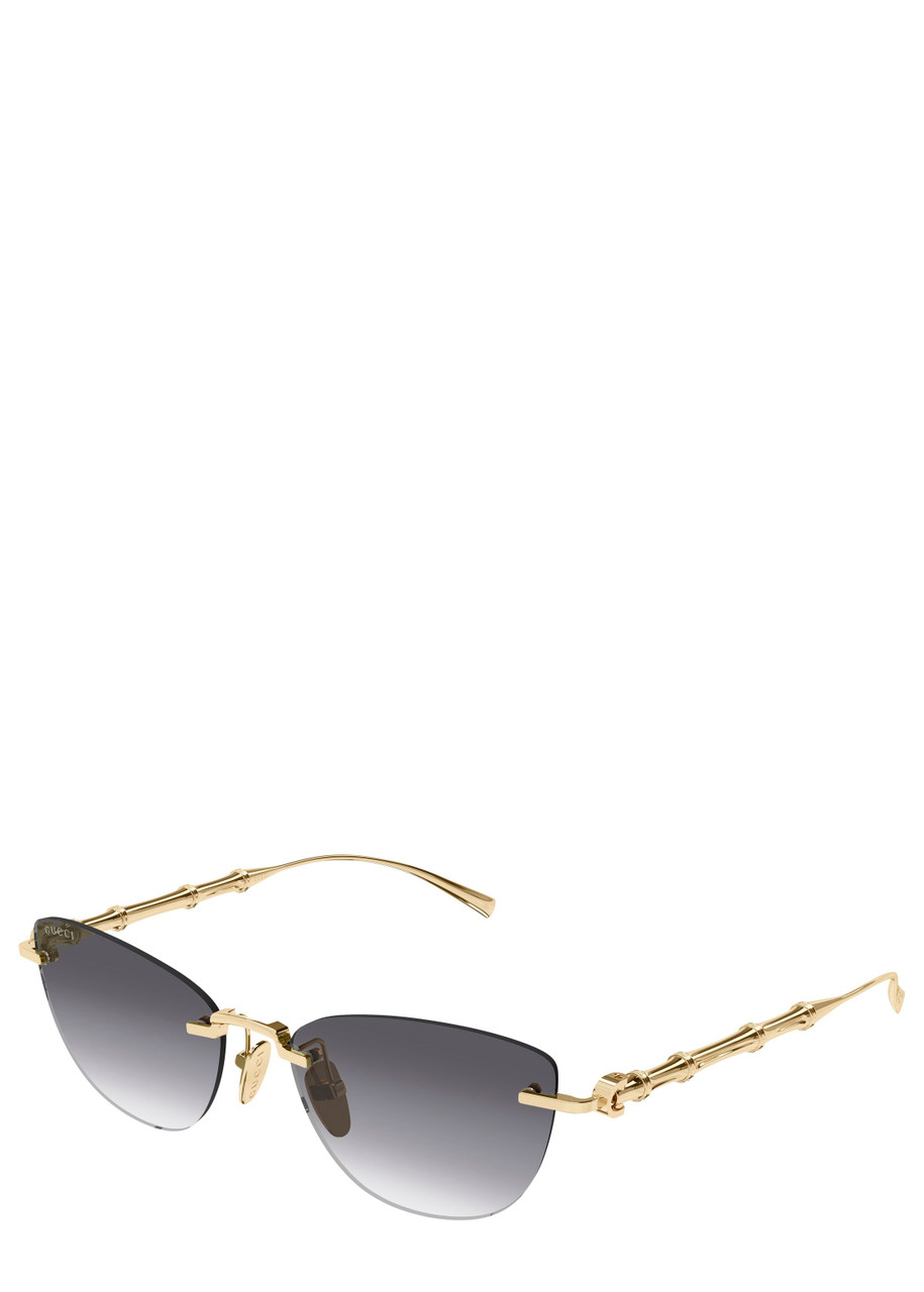 Gucci Rimless Square-frame Sunglasses - Grey - One Size