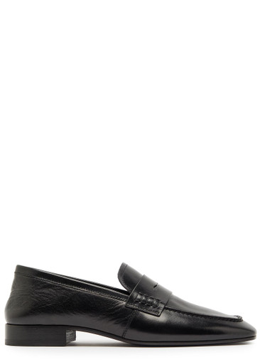 DRIES VAN NOTEN Square-toe leather loafers | Harvey Nichols