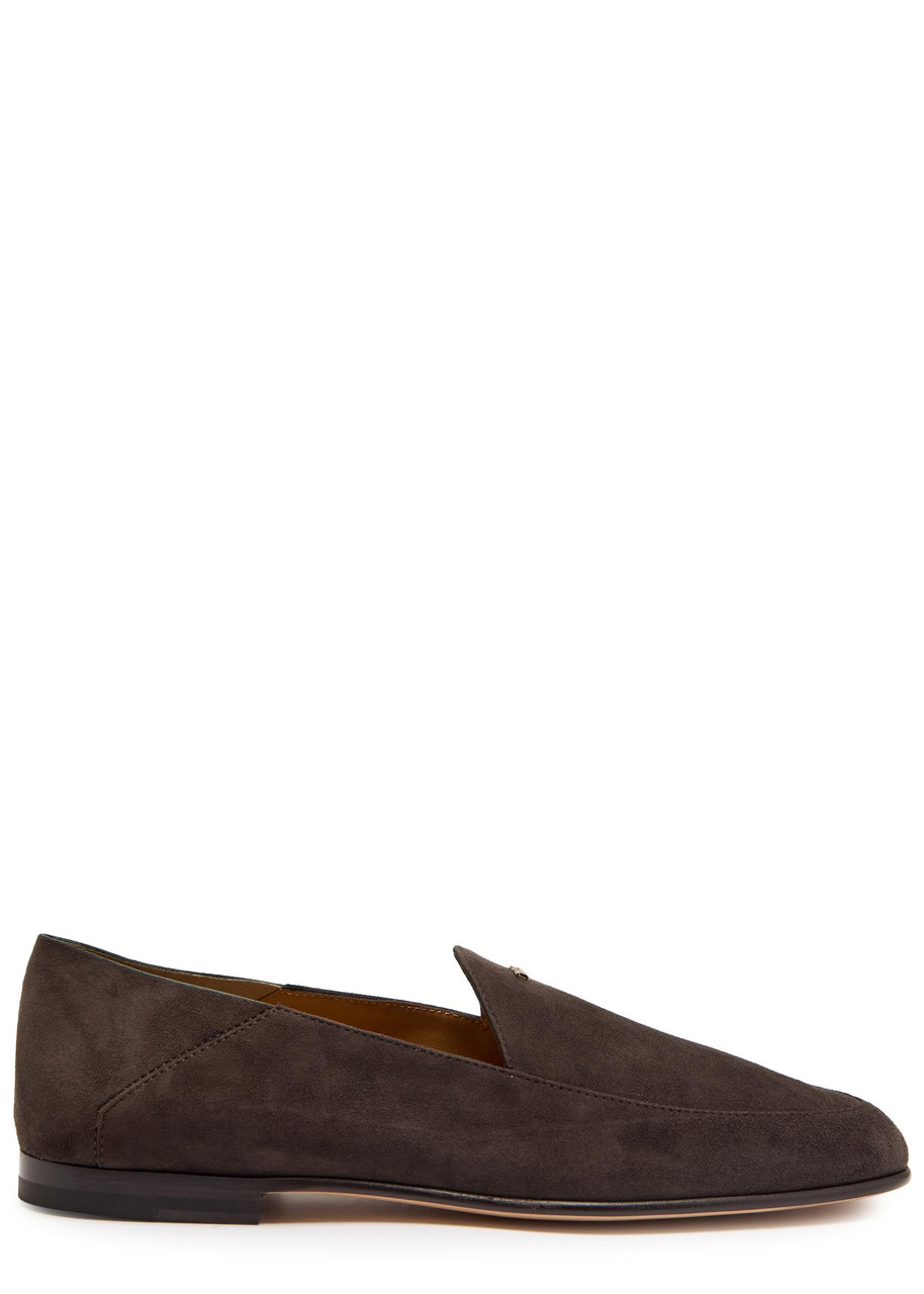 Tods Cuoio 25M Suede Loafers - Brown - 41 (IT41/ UK8)