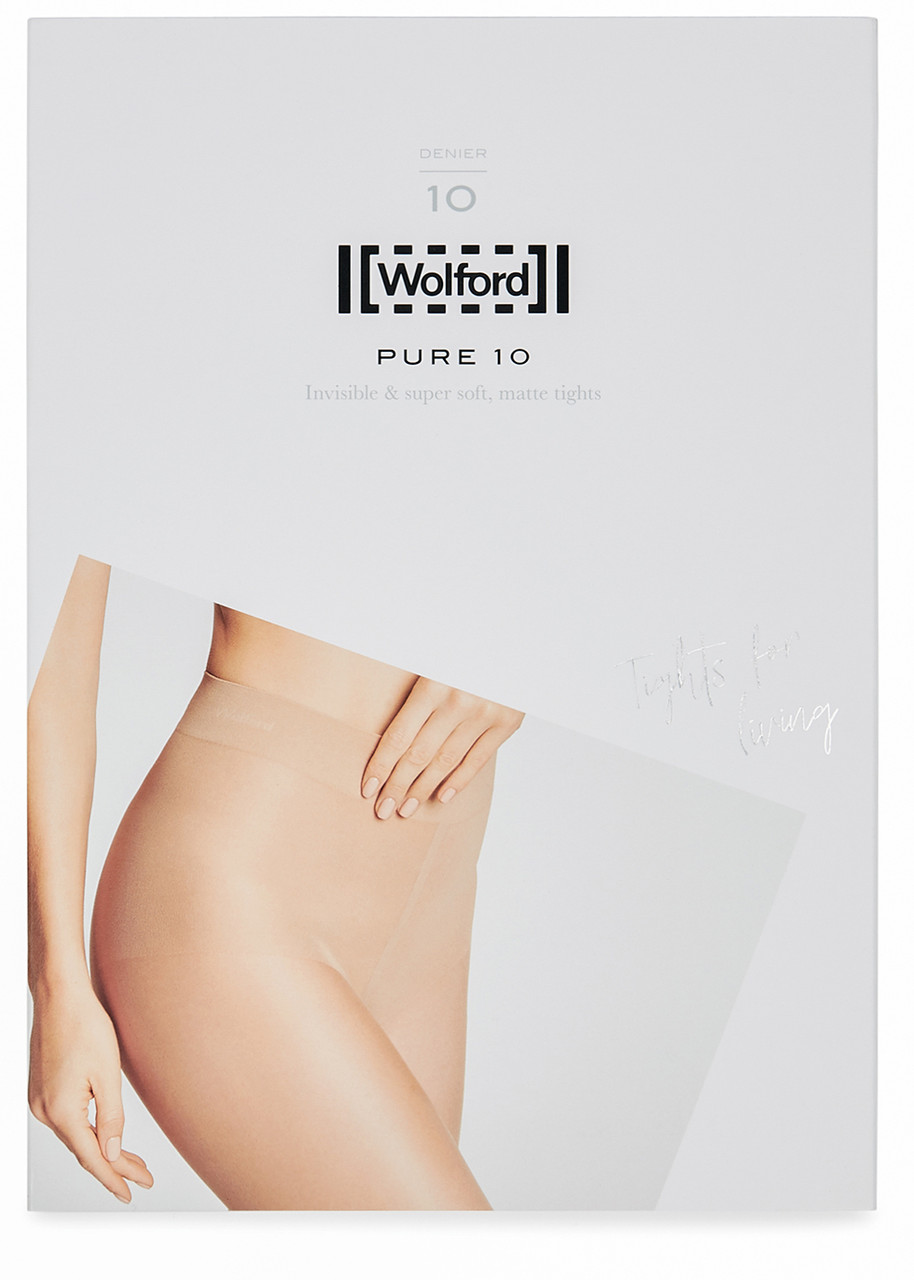 Wolford Pure Gobi Sheer 10 Denier Tights - S