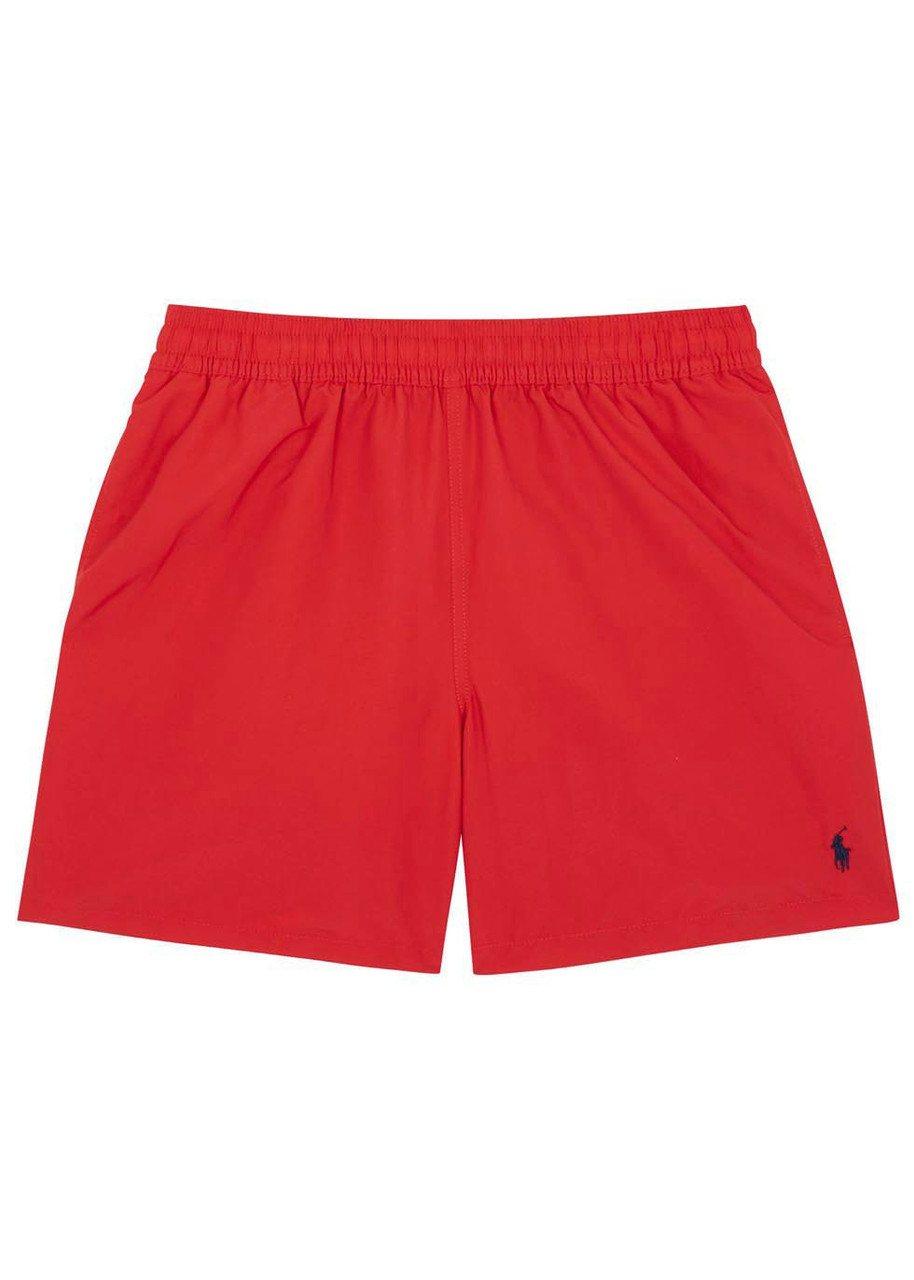 Polo Ralph Lauren Hawaiian Swim Shorts In Red