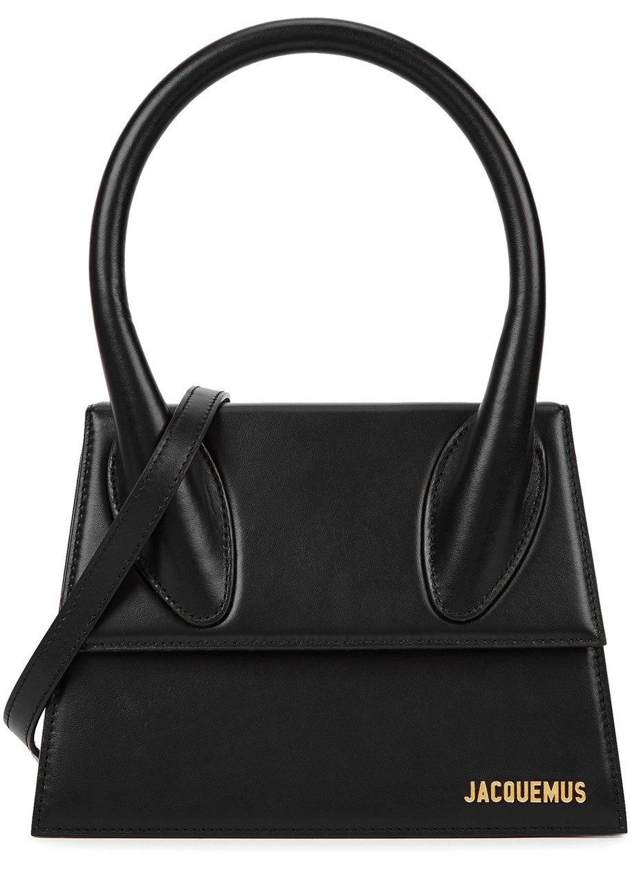 Jacquemus Le Grand Chiquito Black Leather Top Handle Bag, Bag, Black - One Size
