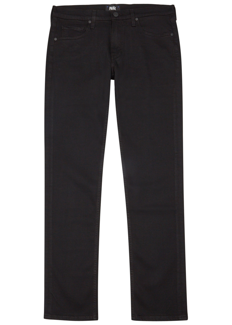 Paige Lennox Black Slim-leg Jeans - W28