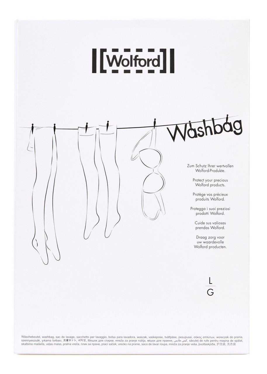 Wolford White net Washbag - L