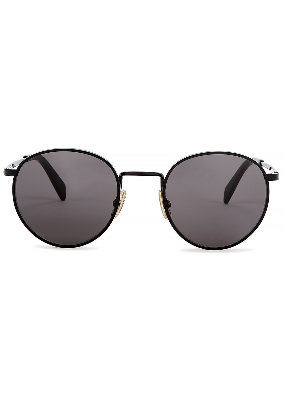  Celine Gold-tone Round-frame Sunglasses 