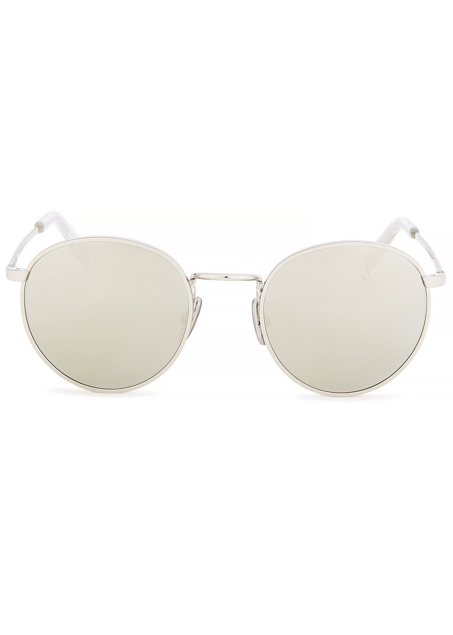  Celine Gold-tone Round-frame Sunglasses 