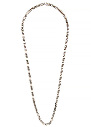 アクセサリー TOM WOOD silver curb necklace M Tom Wood Silver Curb Chain M Necklace Tom Wood