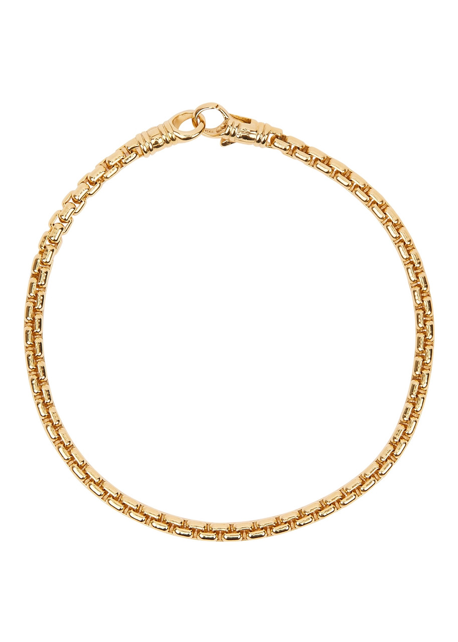 Tom Wood Venetian 9kt Gold-plated Chain Bracelet In Gold