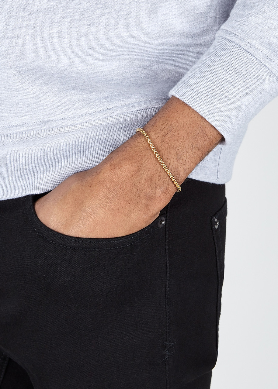 Tom Wood Venetian 9kt Gold-plated Chain Bracelet In Gold