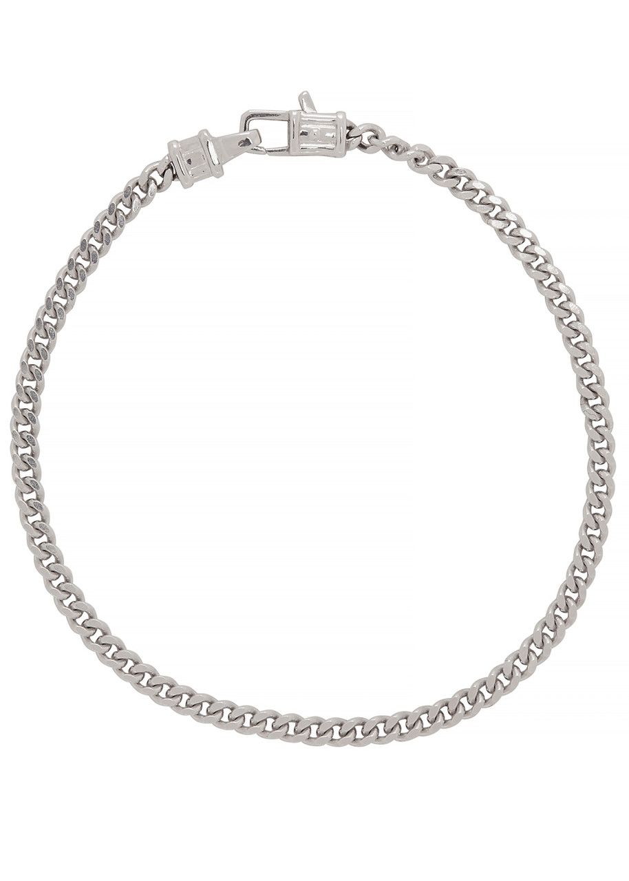 Tom Wood Curb M Sterling Silver Chain Bracelet